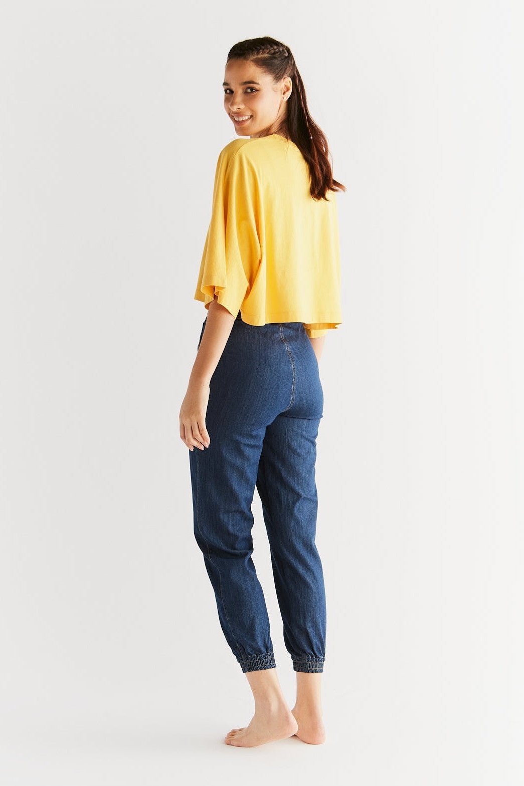 Damen Bio-Baumwoll Joggjeans - Evermind.eco
