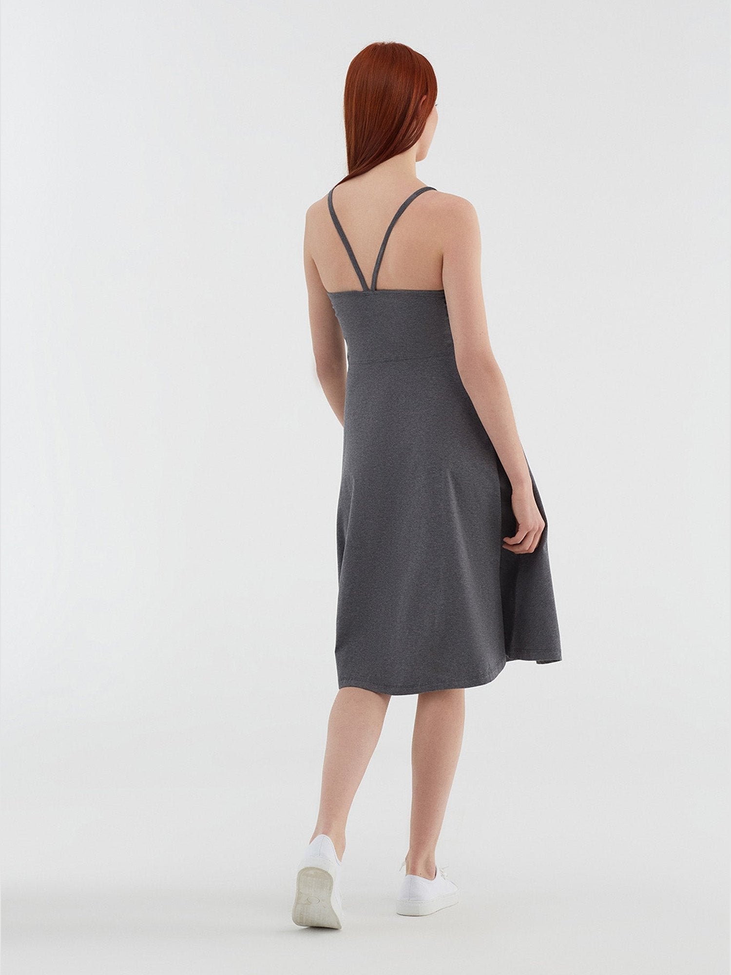 Damen Bio-Baumwoll Kleid mit Trägern - Evermind.eco