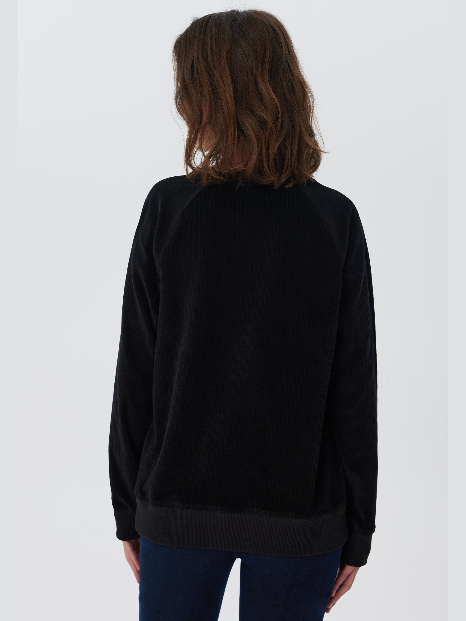Damen Bio-Baumwoll Nicki-Cord Sweatshirt - Evermind.eco