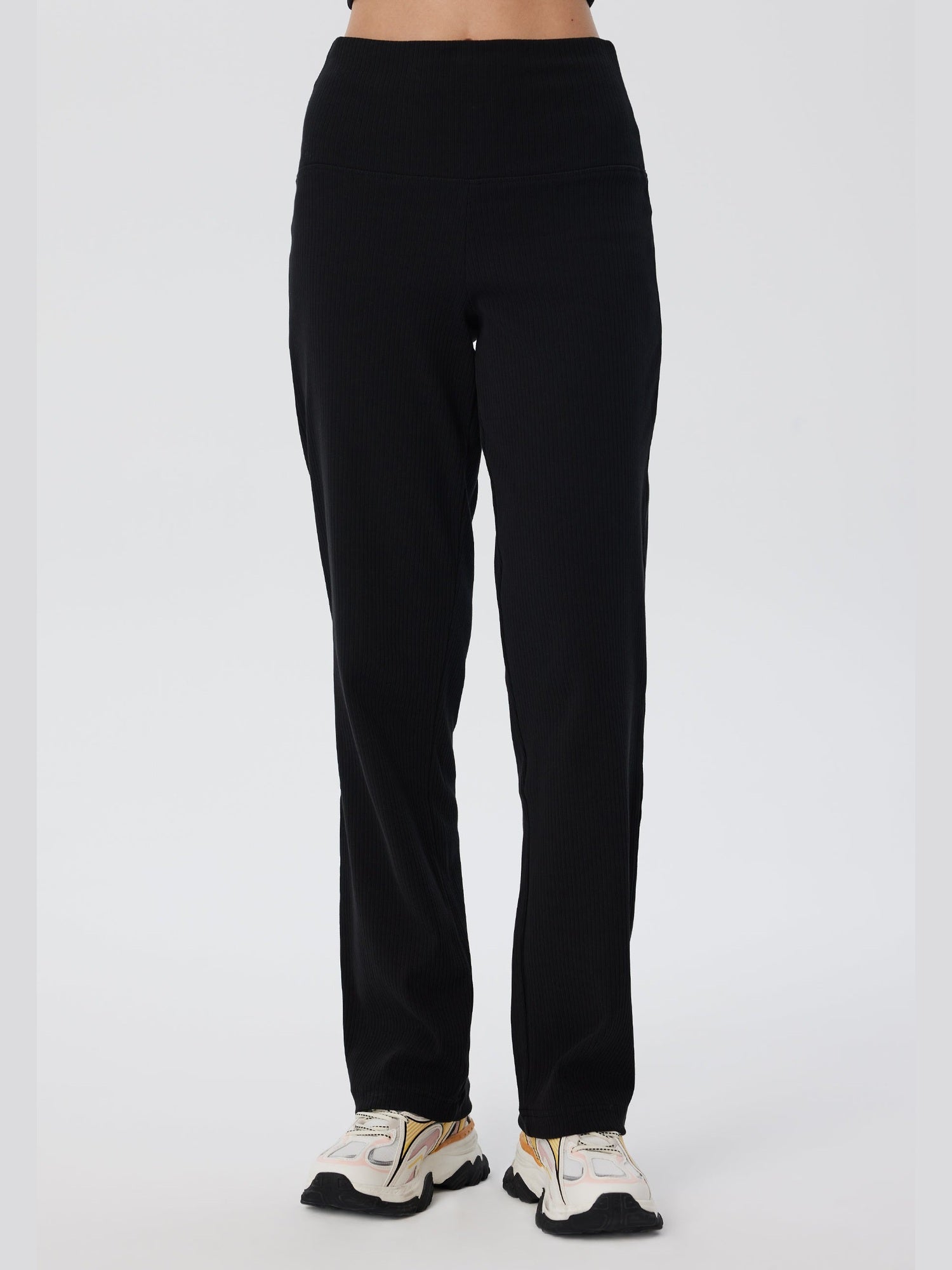 Damen Bio-Baumwoll Rippjersey-Hose - Evermind.eco
