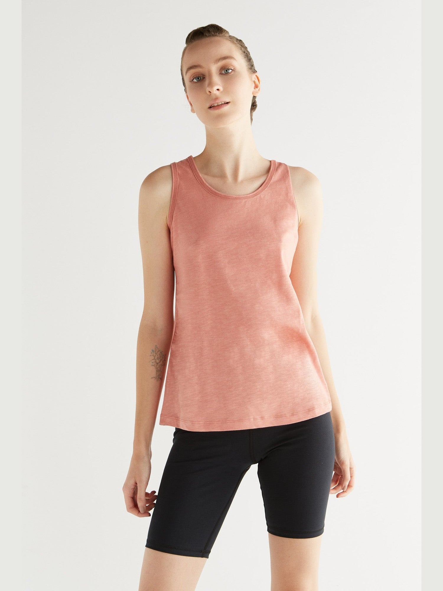 Damen Flamméjersey-Top - Evermind.eco