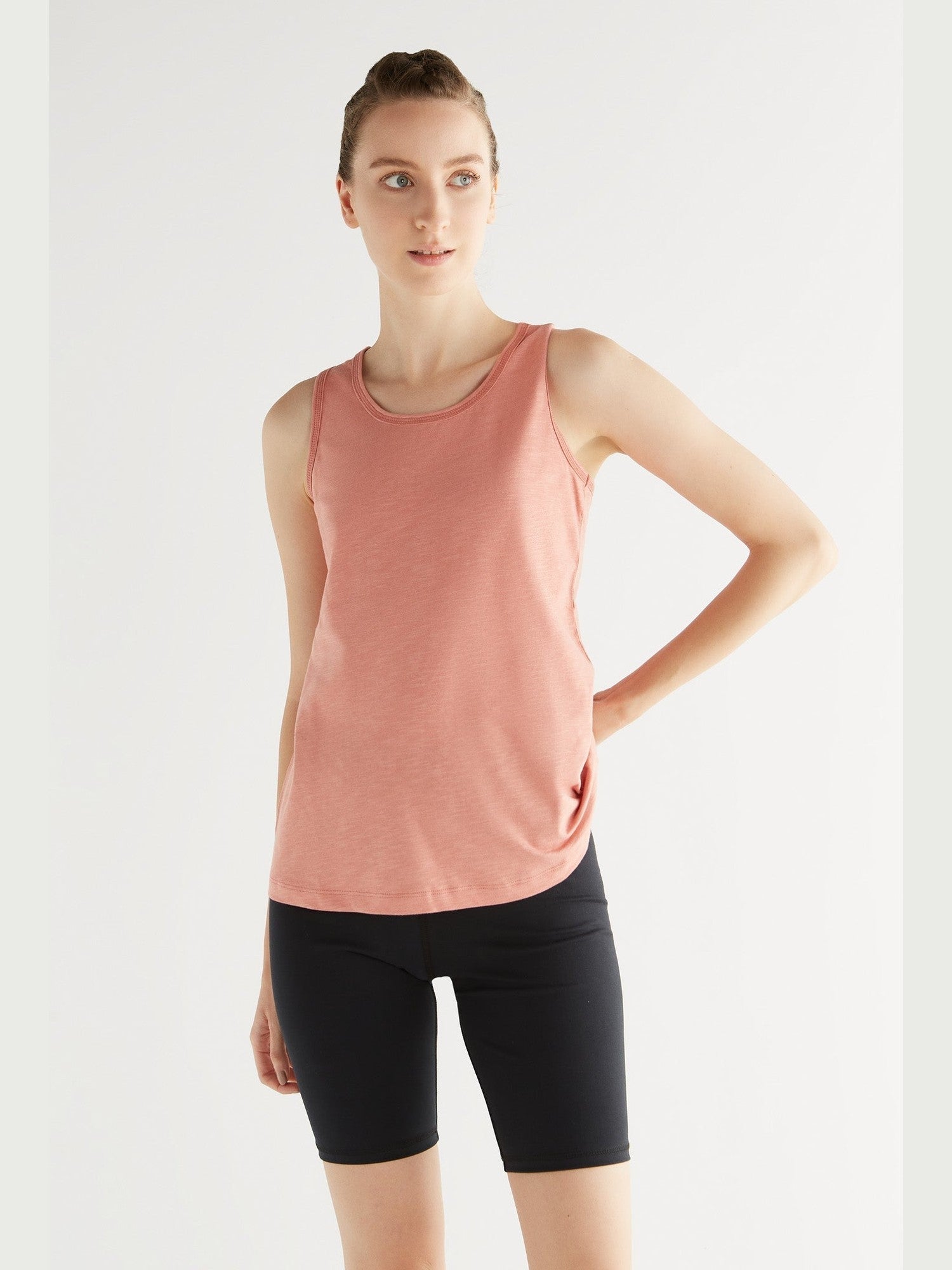 Damen Flamméjersey-Top - Evermind.eco