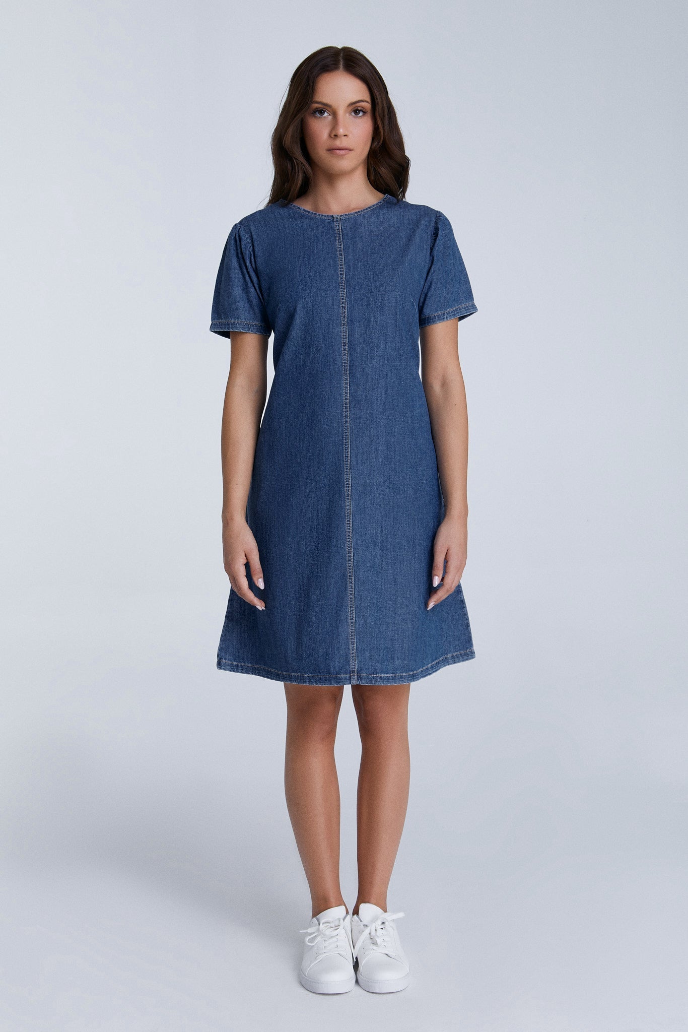 Damen Jeanskleid aus 100% Bio-Baumwolle - Evermind.eco