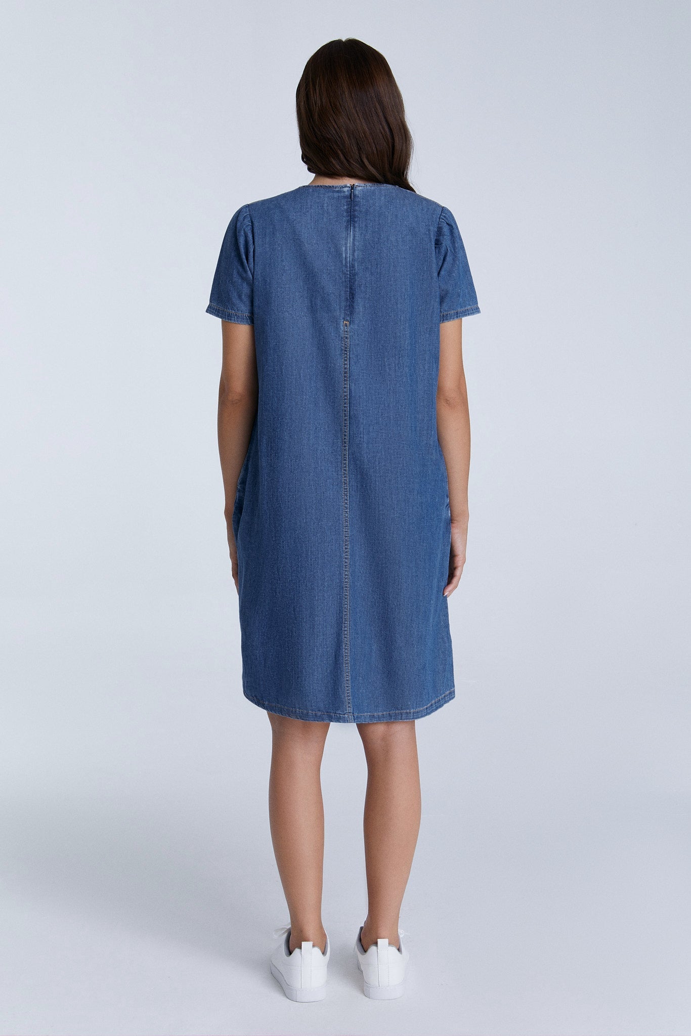 Damen Jeanskleid aus 100% Bio-Baumwolle - Evermind.eco