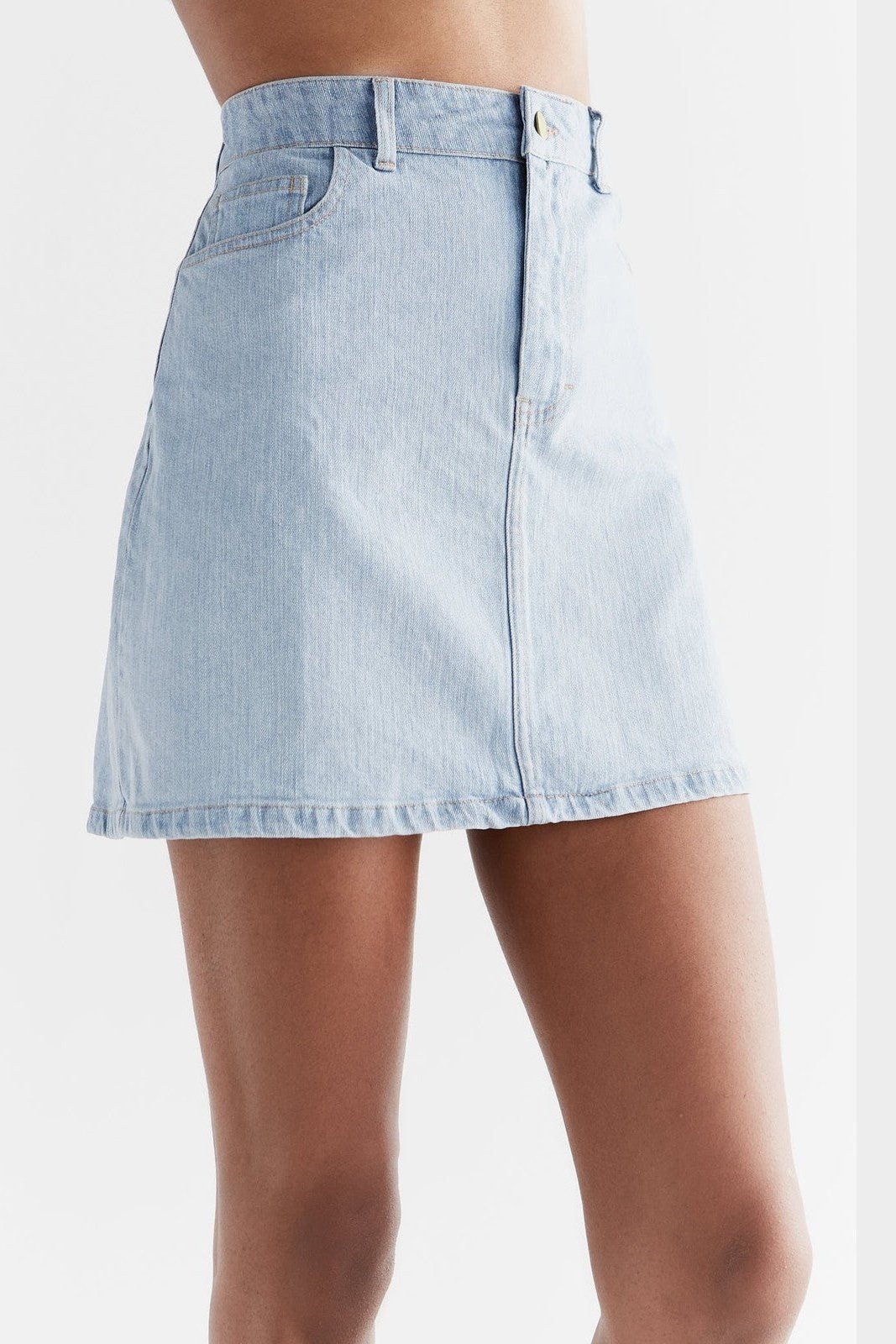 Damen Jeansrock aus Bio-Baumwolle - Evermind.eco