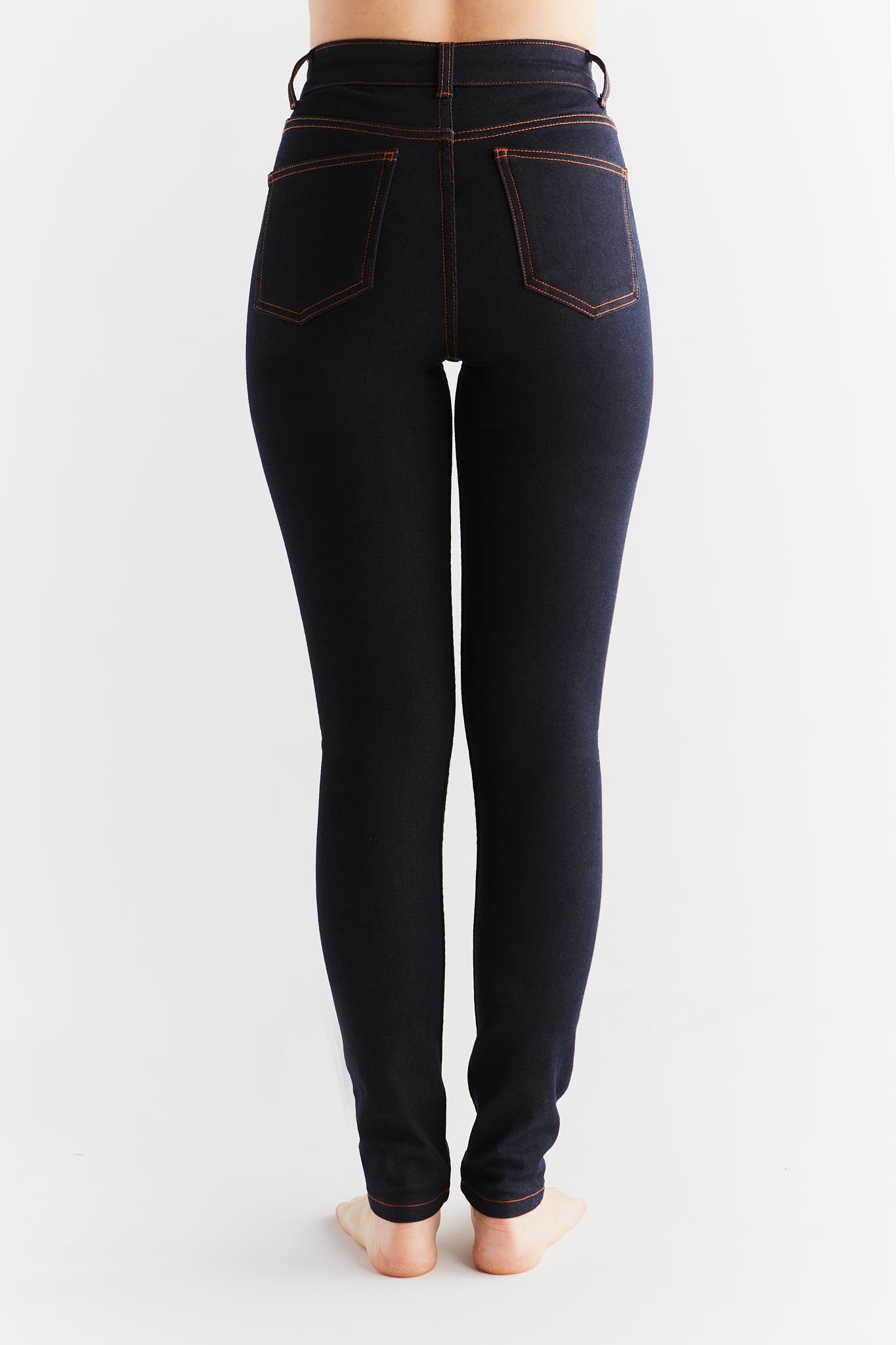 Damen Thermo Stretch Skinny Jeans - Evermind.eco