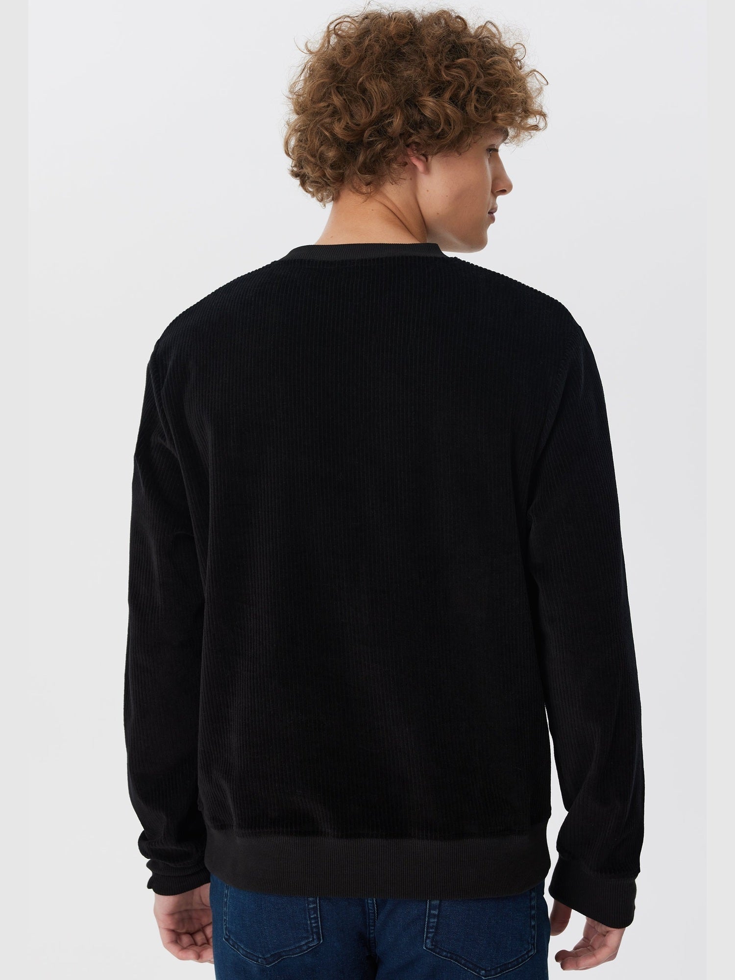 Herren Bio-Baumwoll Cord-Sweatshirt - Evermind.eco