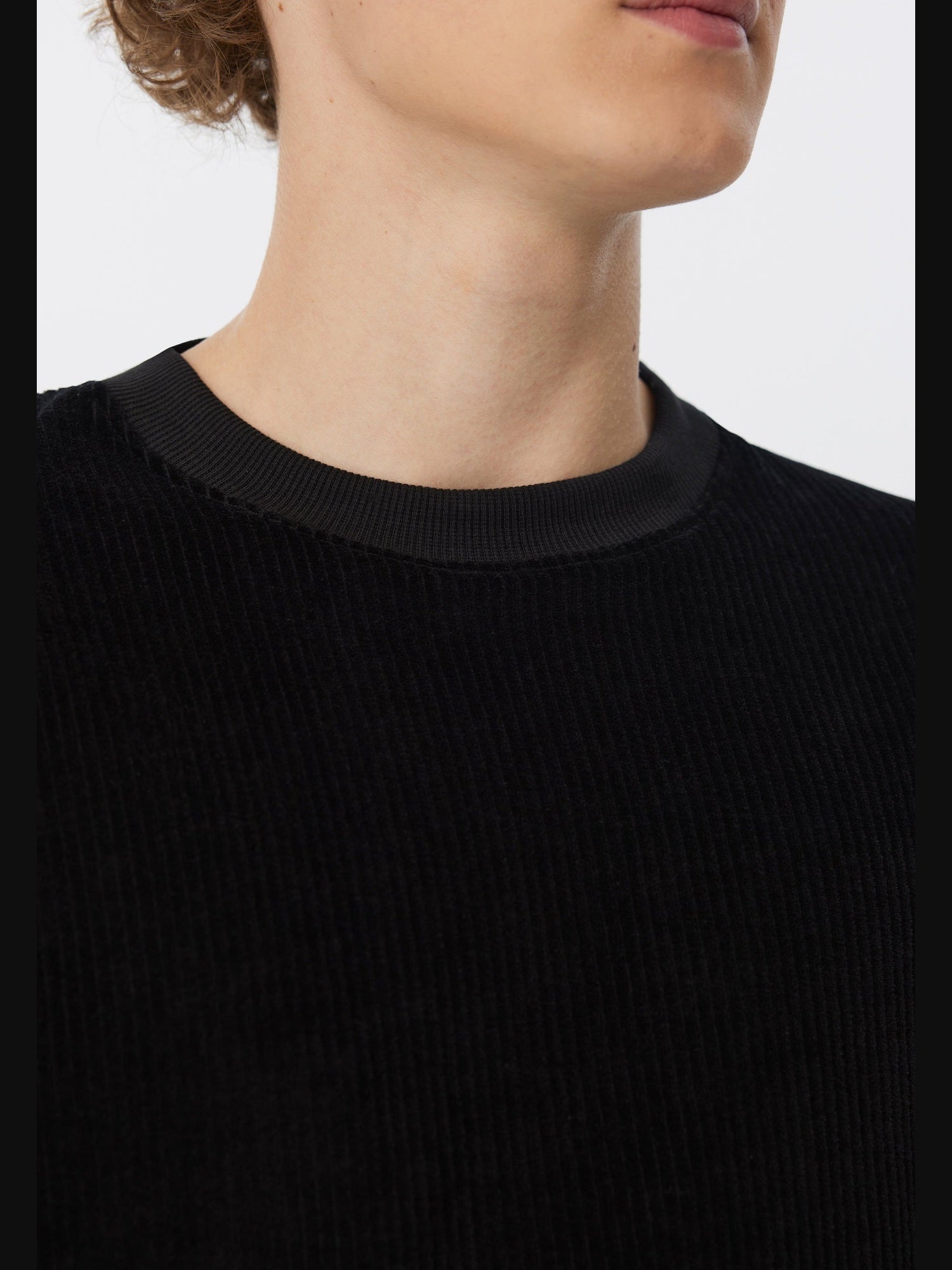 Herren Bio-Baumwoll Cord-Sweatshirt - Evermind.eco