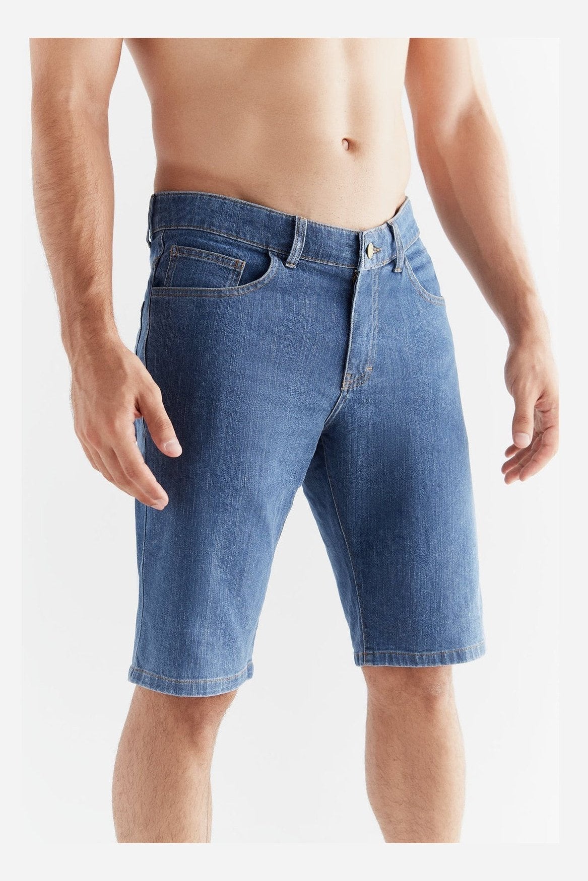 Herren Denim Shorts aus Bio-Baumwolle - Evermind.eco