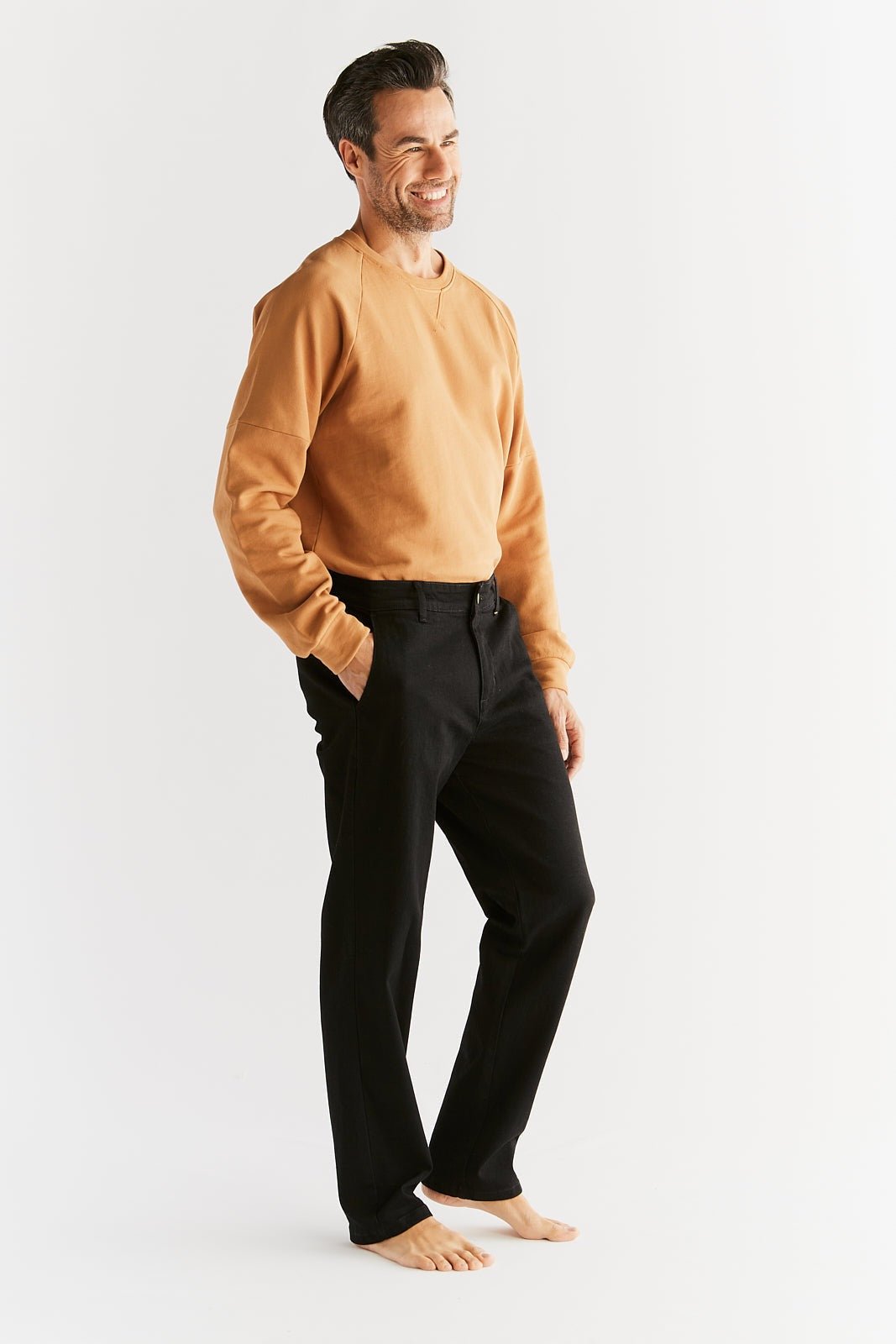 Herren Stretch Chino aus Bio-Baumwolle - Evermind.eco