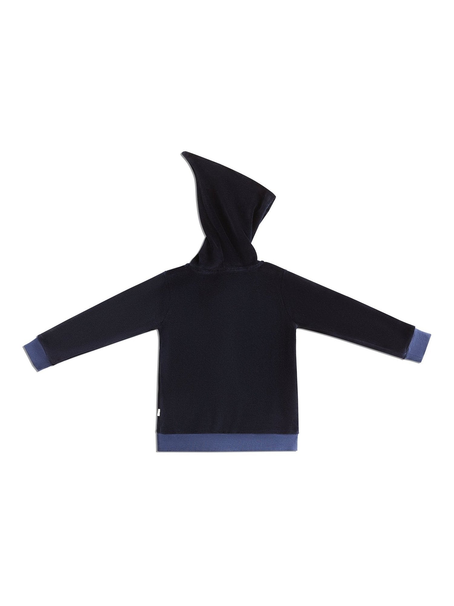 Kinder Bio-Baumwoll Nicki-Kapuzenjacke - Evermind.eco