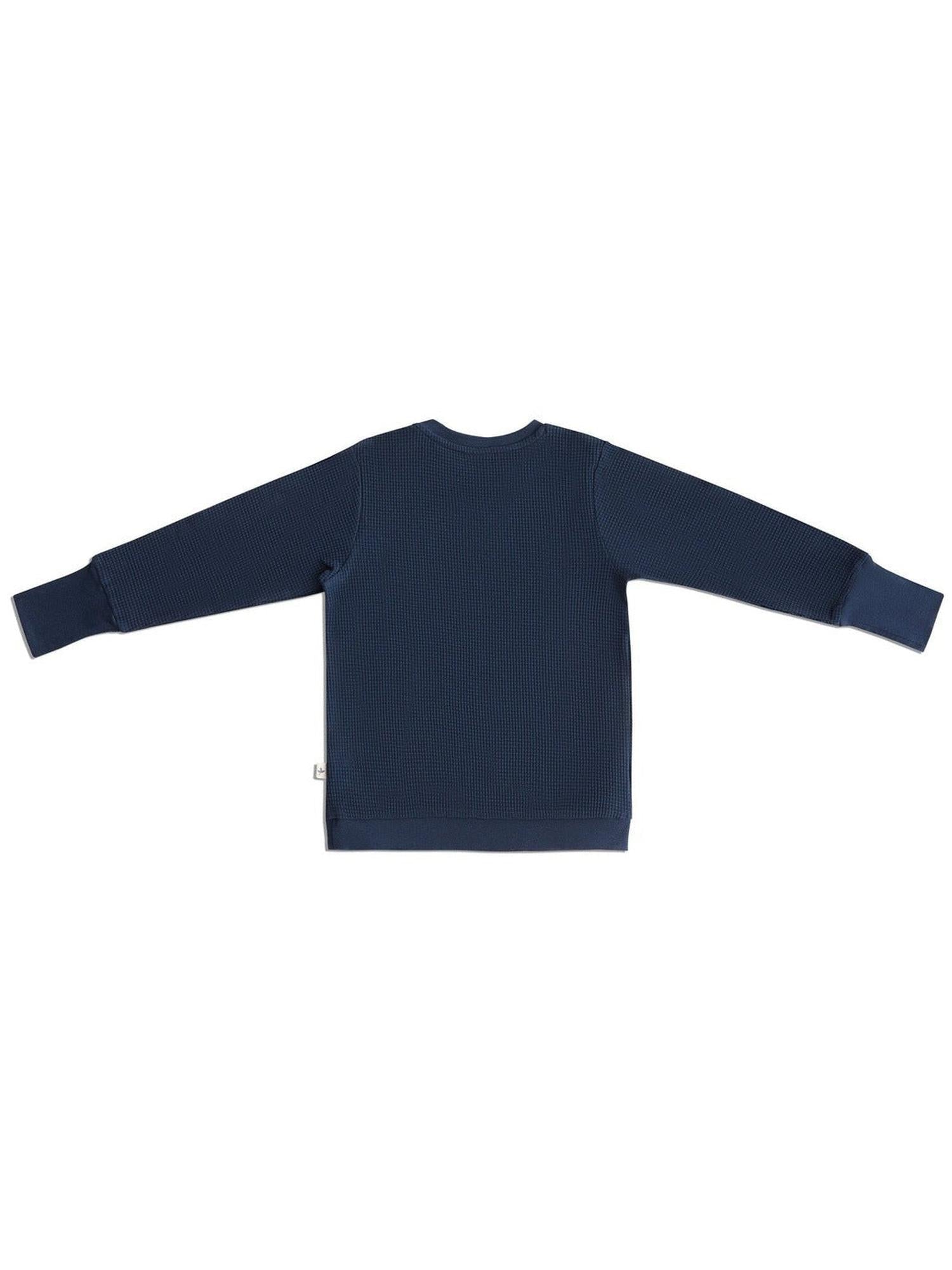 Kinder Waffelsweatshirt - Evermind.eco