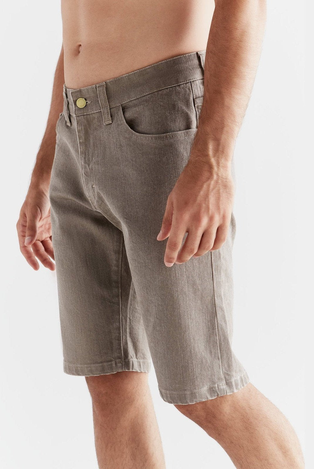 Plant Dyed Herren Denim Shorts - Evermind.eco