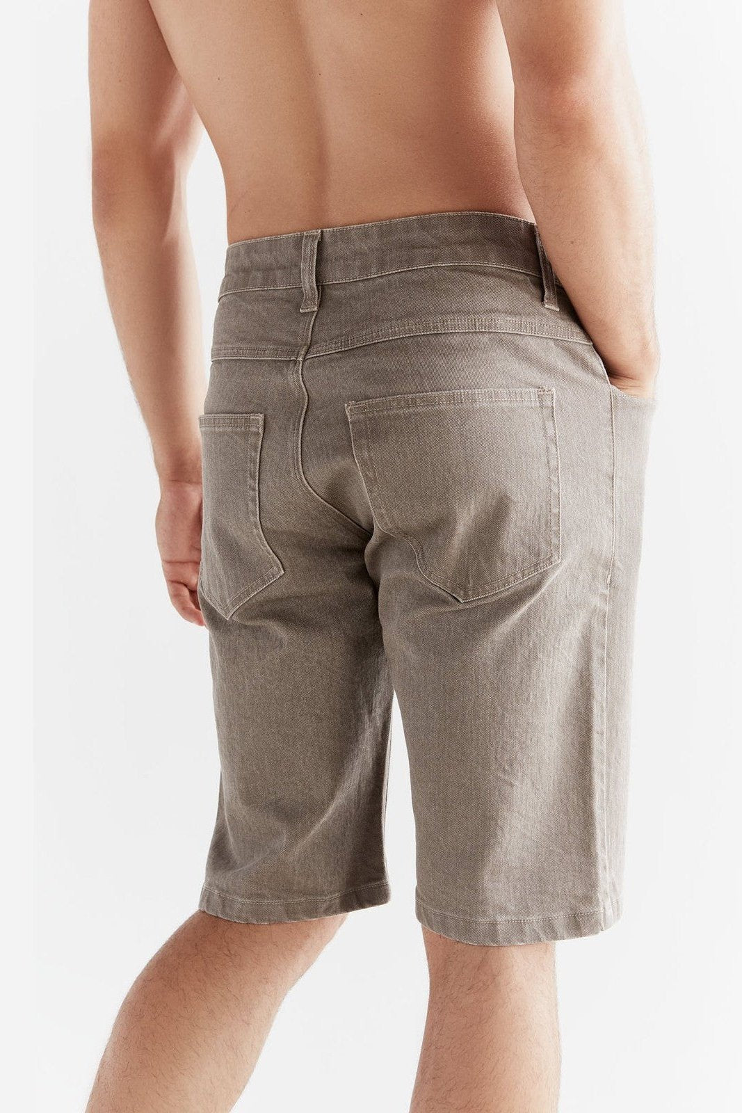 Plant Dyed Herren Denim Shorts - Evermind.eco