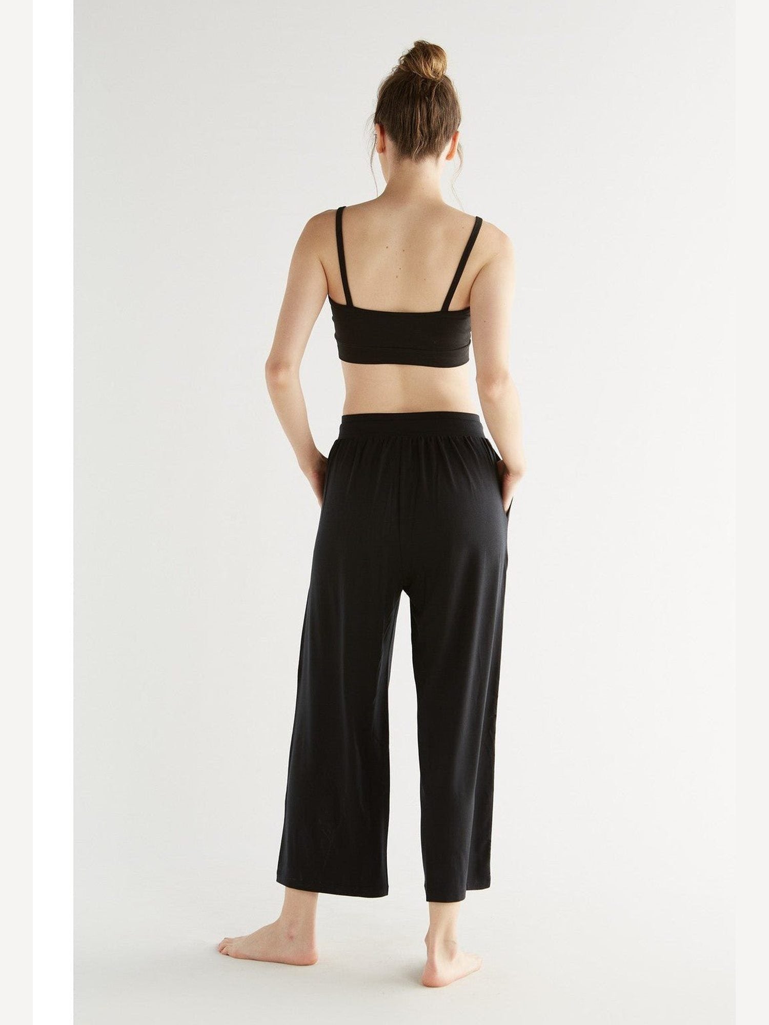 TENCEL™ Damen Wide Leg Hose - Evermind.eco
